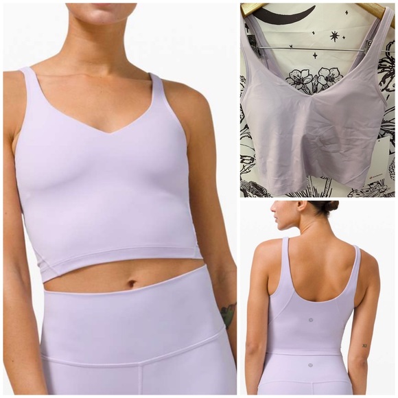 ✴️ NWT LULULEMON ORIGINAL ALIGN TANK LAVENDER DEW SIZE 6 WITH PADS | FIRM PRICE - Picture 1 of 7